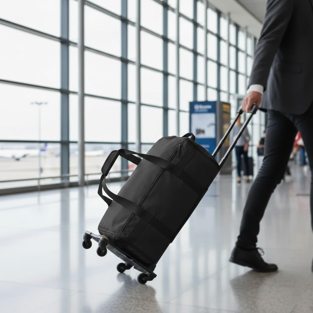 Multi-Function Rolling Travel Bag with Retractable Handle