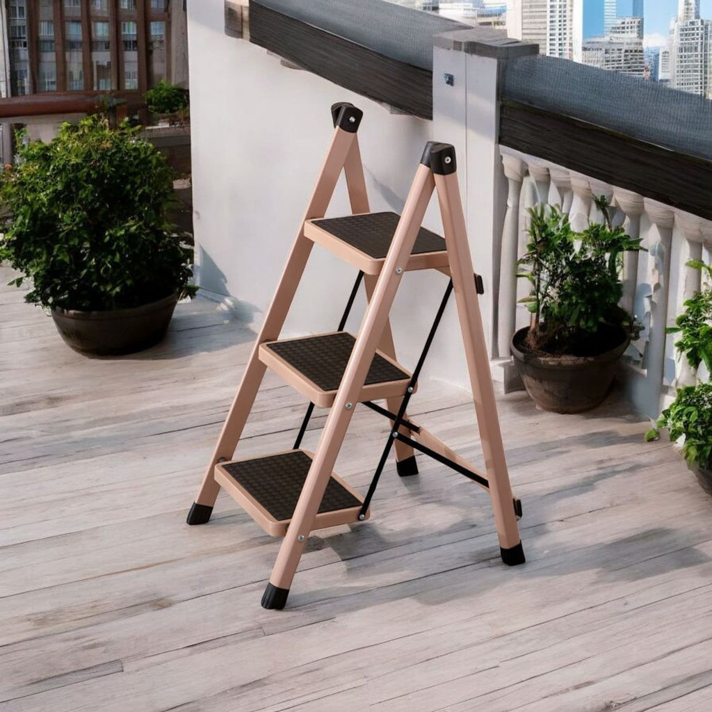 Multipurpose Three Steps Folding Storage Ladder(82cm)