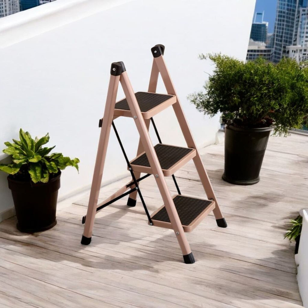 Multipurpose Three Steps Folding Storage Ladder(82cm)