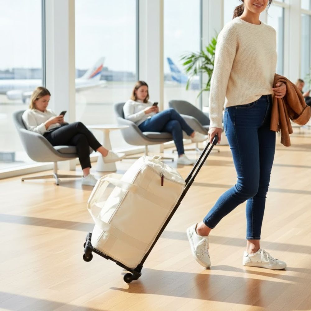 Multi-Function Rolling Travel Bag with Retractable Handle