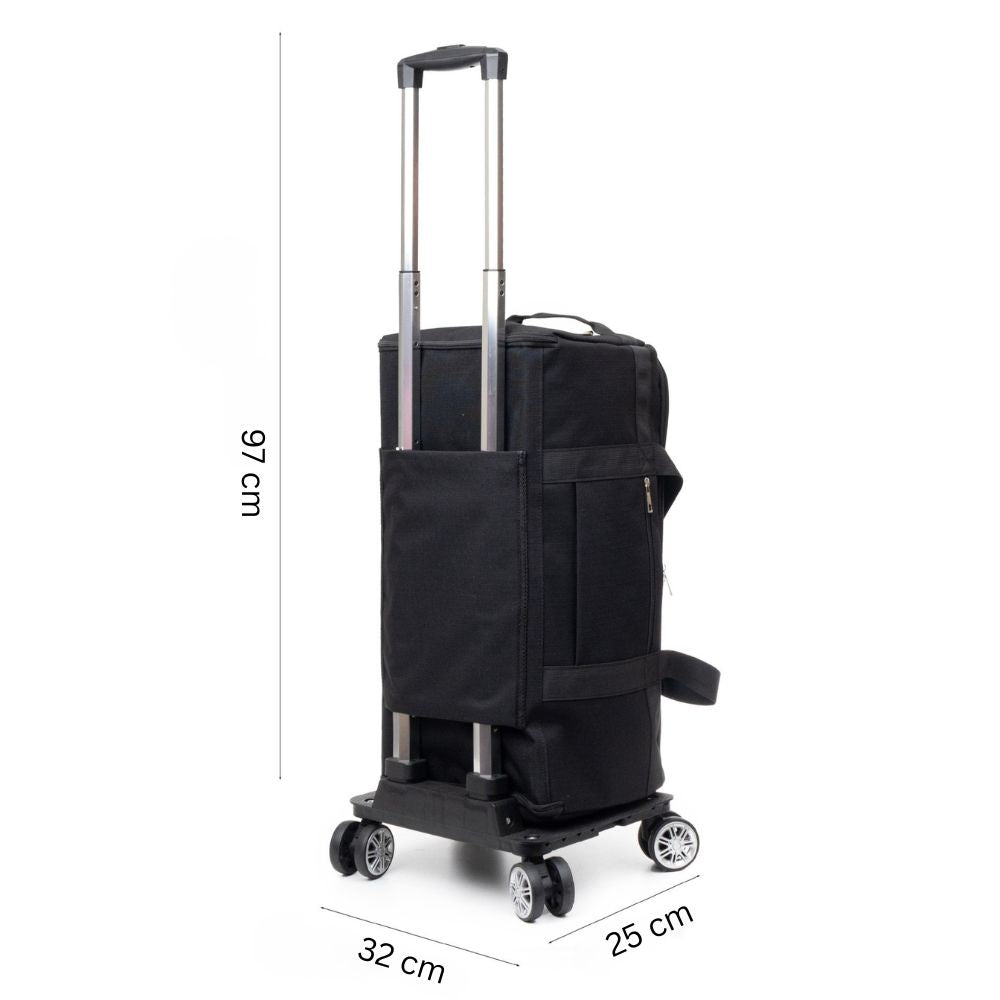 Multi-Function Rolling Travel Bag with Retractable Handle