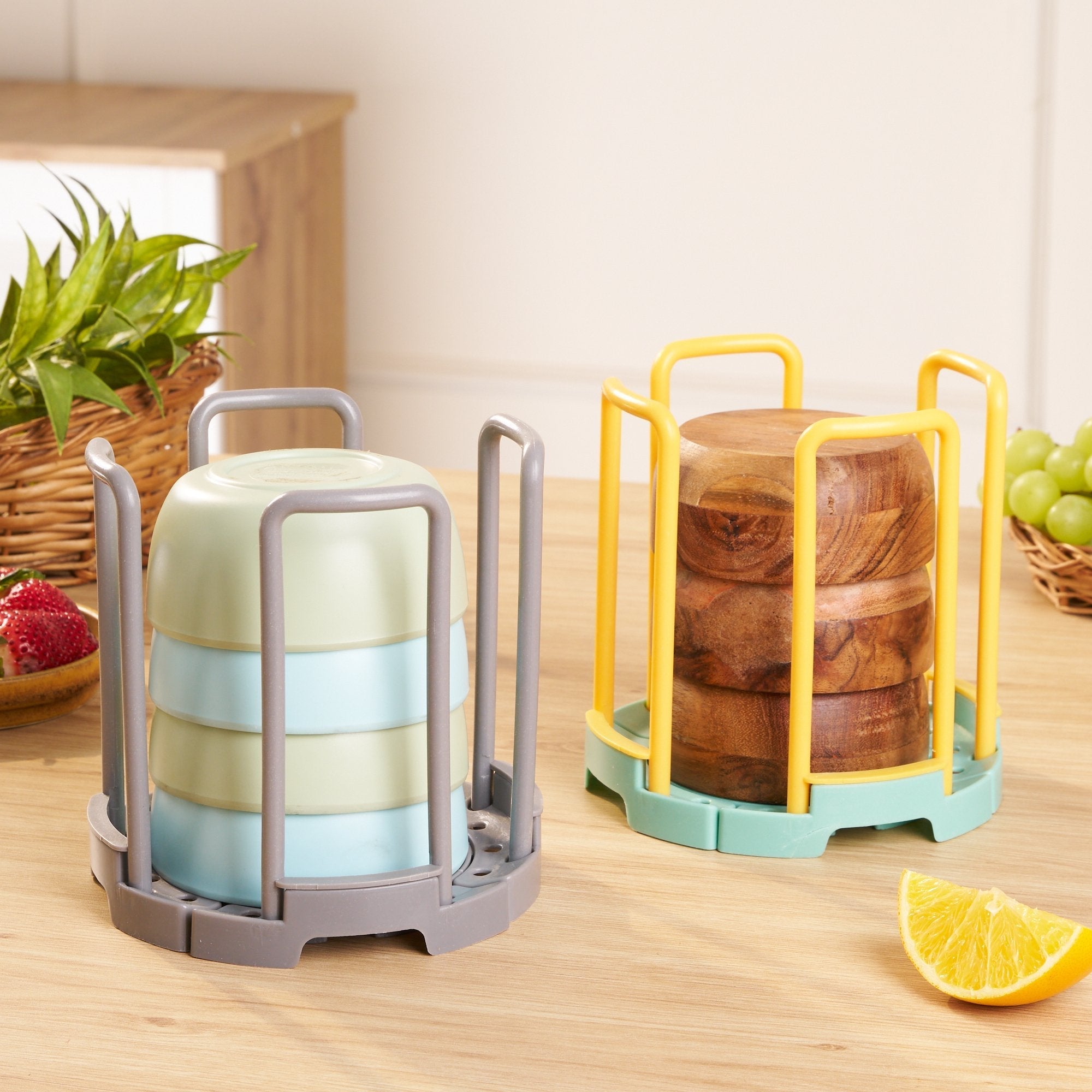 Flexi Stack Retractable Bowl Organizer