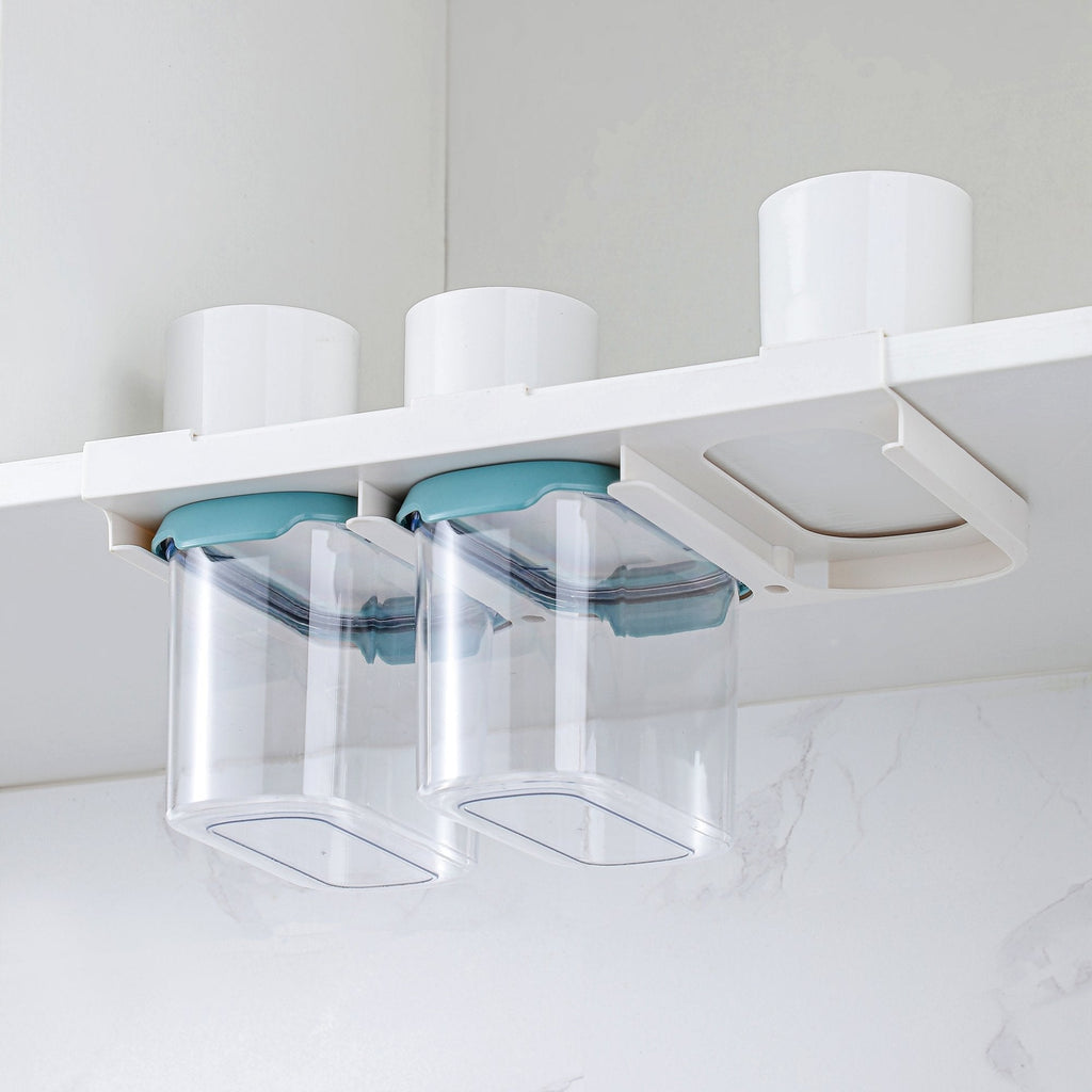 Space-Saving Under-Shelf Storage Containers
