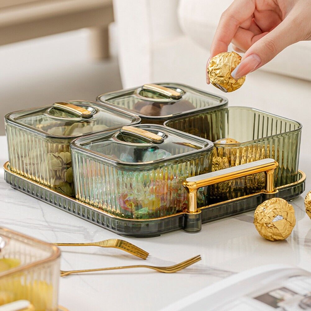 Luxury Serving Tray With Bowls