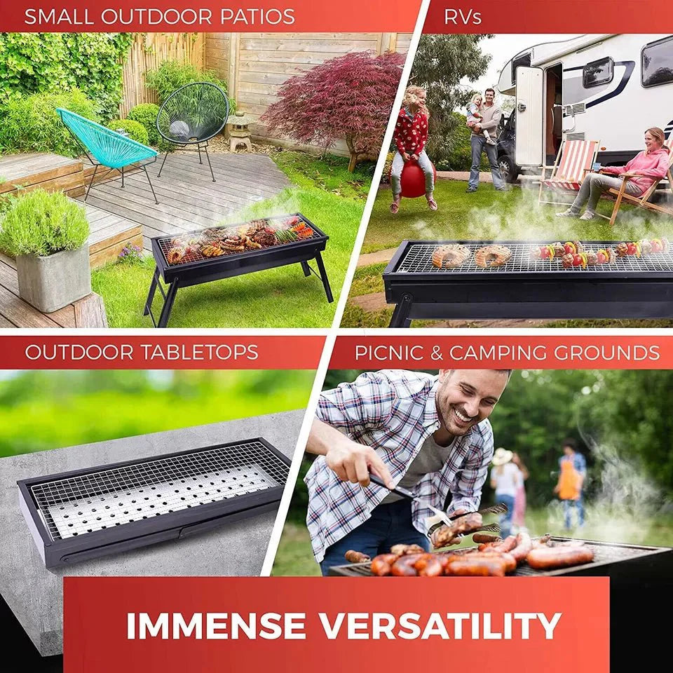 Portable Foldable Charcoal BBQ Grill