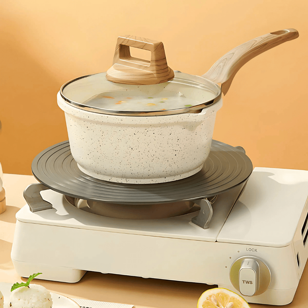 Maifan Stone Non-Stick Pot with Lid(18cm)