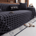 Luxurious Jacquard Sofa Cover (Grey)