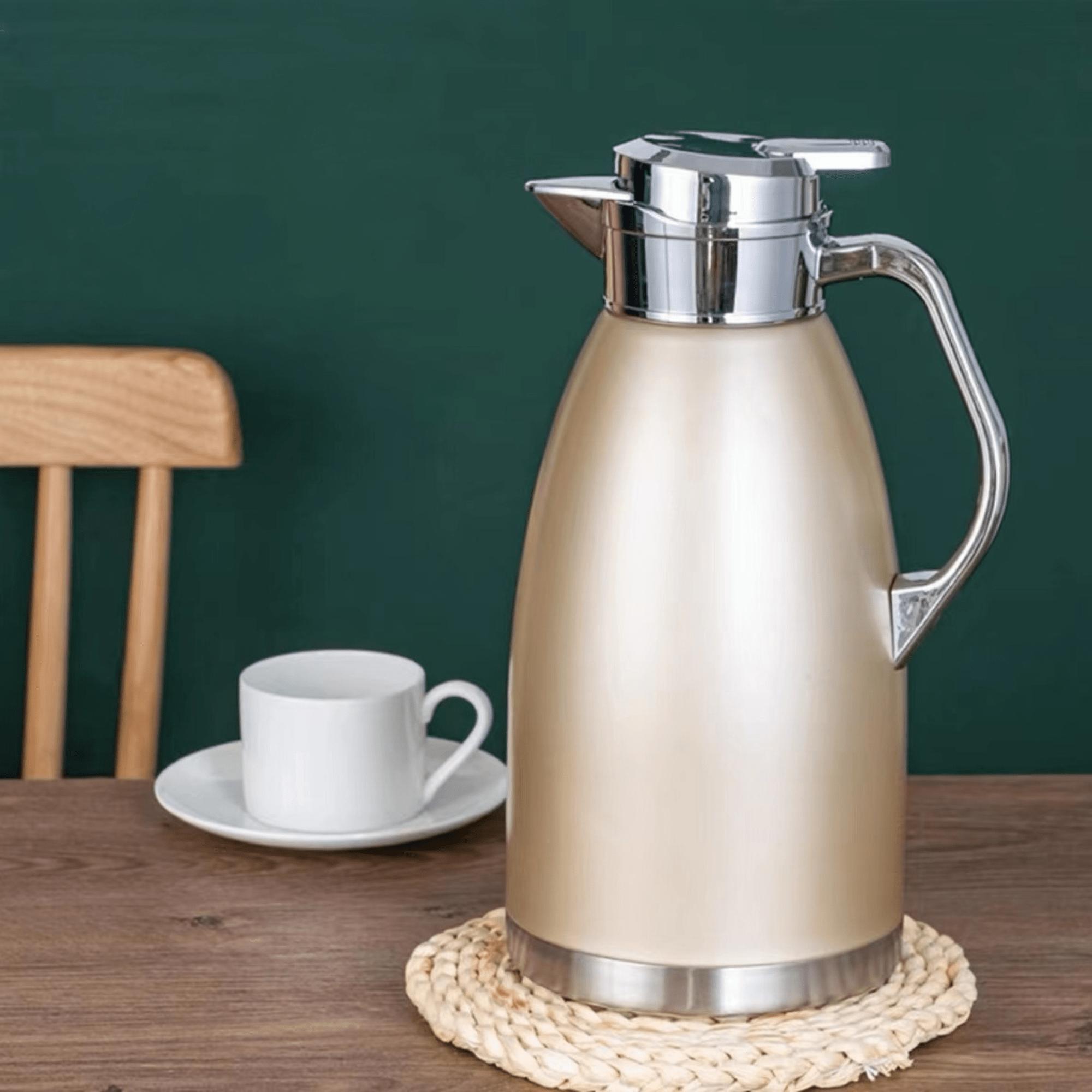Multi-Purpose Stainless Steel Vacuum Insulated Kettle (2.3L)