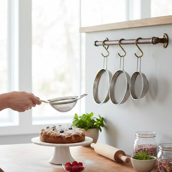 Stainless Steel 3-Piece Multipurpose Fine Mesh Strainer Set